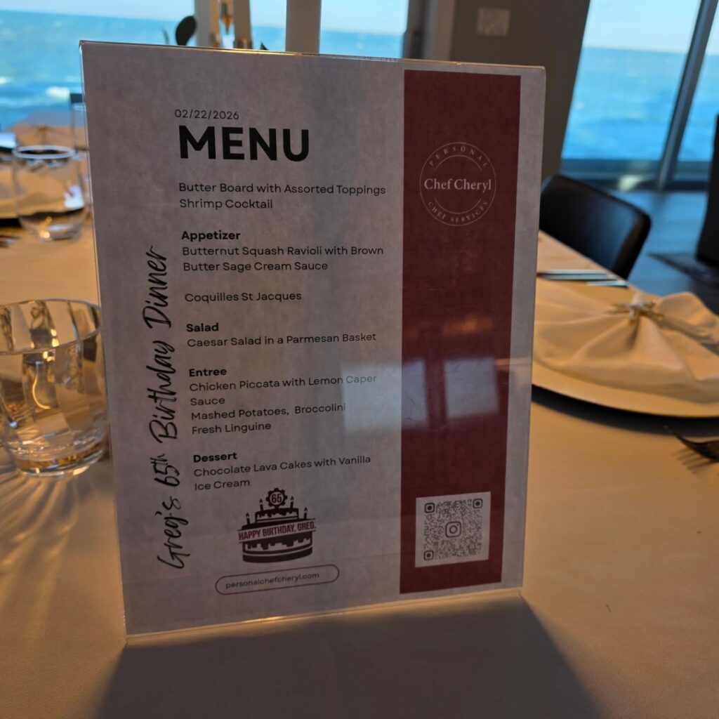 Instagram post from chef.cheryl. This post is in position 1.