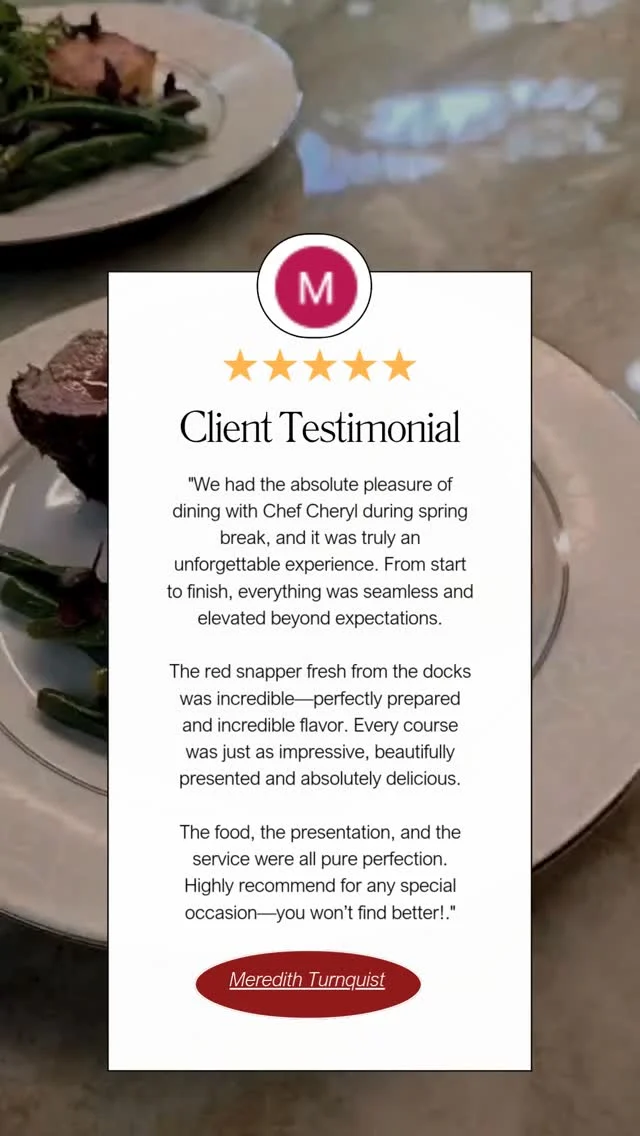 Instagram post from chef.cheryl. This post is in position 0.