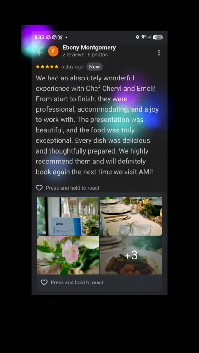 Instagram post from chef.cheryl. This post is in position 7.
