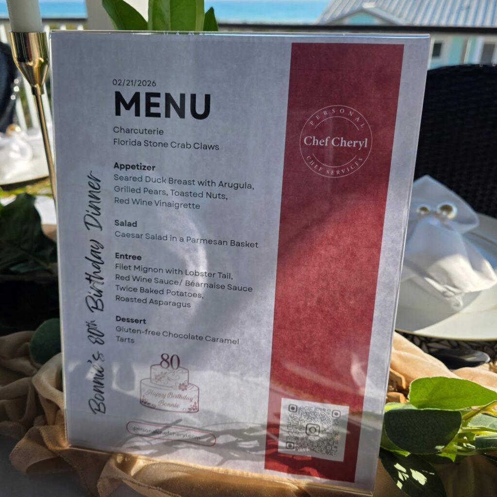 Instagram post from chef.cheryl. This post is in position 1.