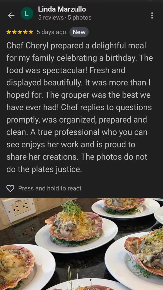 Instagram post from chef.cheryl. This post is in position 19.