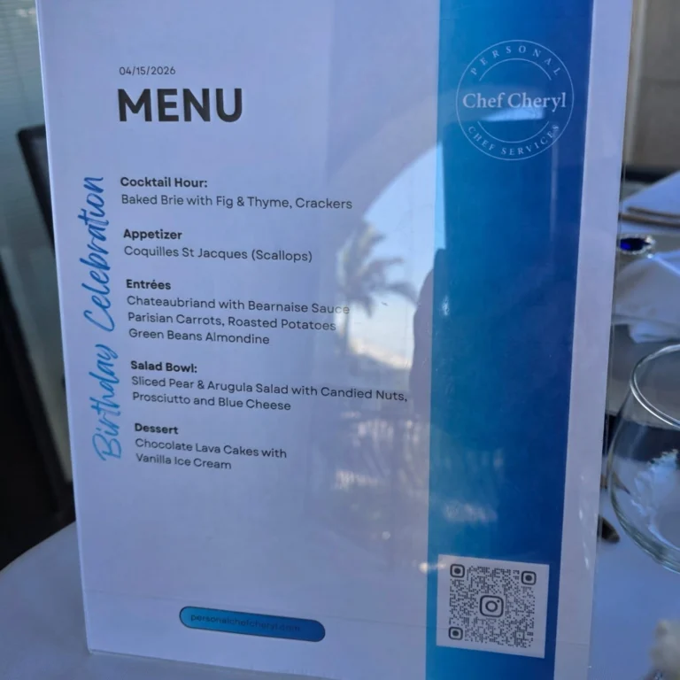 Instagram post from chef.cheryl. This post is in position 1.